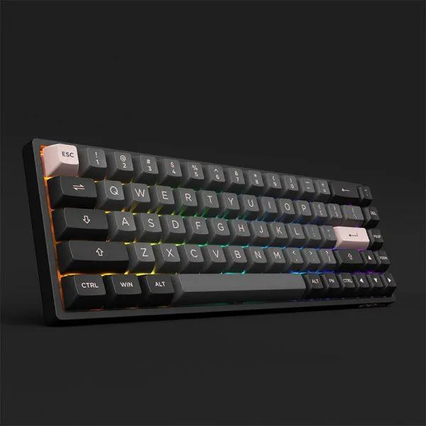 AKKO Black & Pink 3068B Plus Multi-Modes RGB Mechanical Keyboard (AKKO X TCC Demon)
