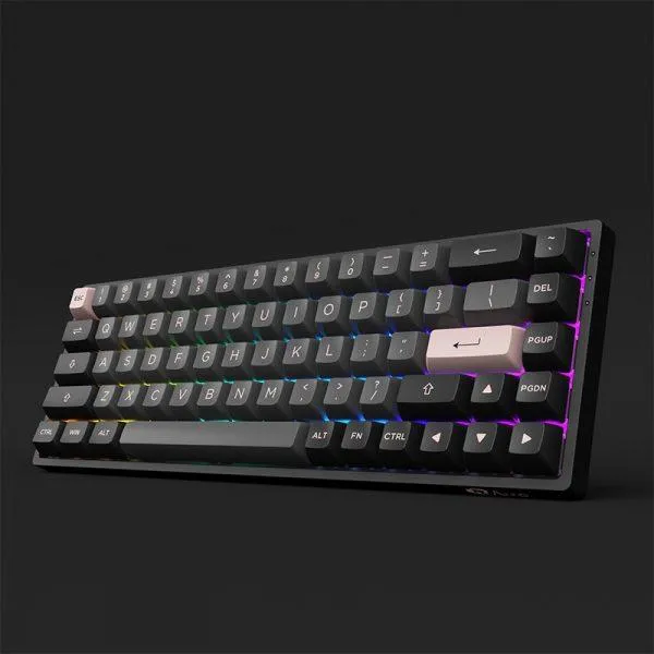 AKKO Black & Pink 3068B Plus Multi-Modes RGB Mechanical Keyboard (AKKO X TCC Demon)