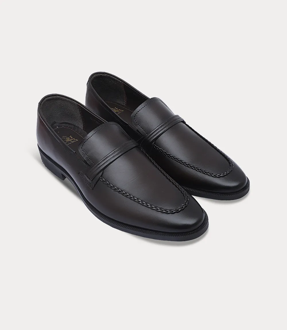 BM6757-COFFEE-Men Slip On