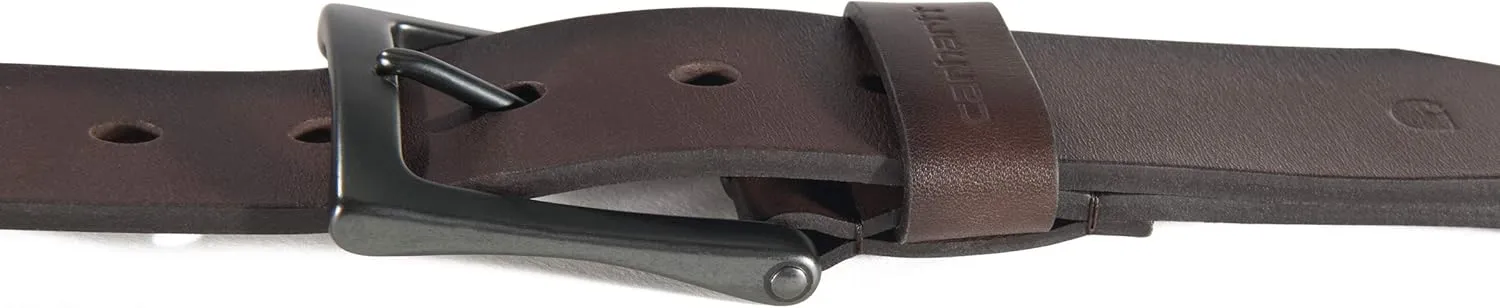 Carhartt Men's Rugged Burnished Leather Box Belts