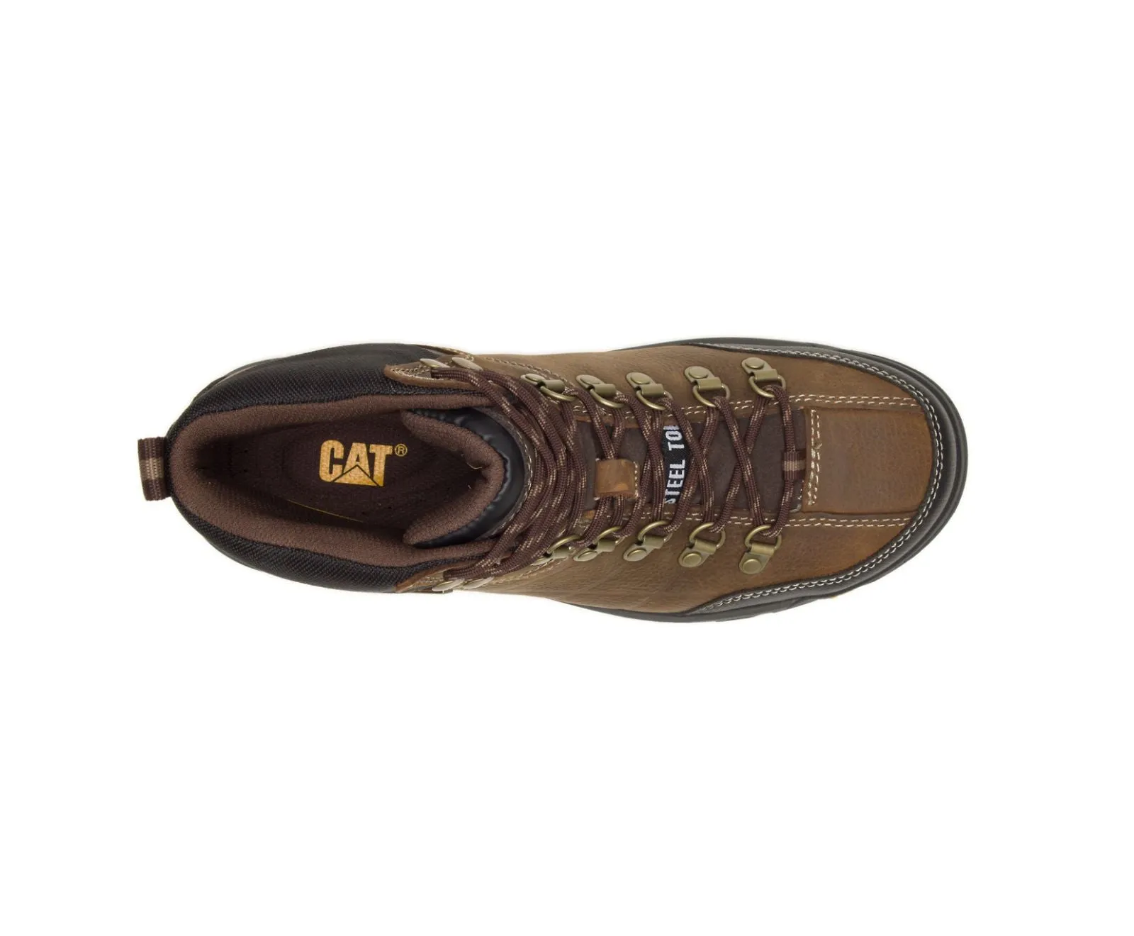 Caterpillar Men's Boots Threshold Waterproof Steel Toe |  Real Brown P90935