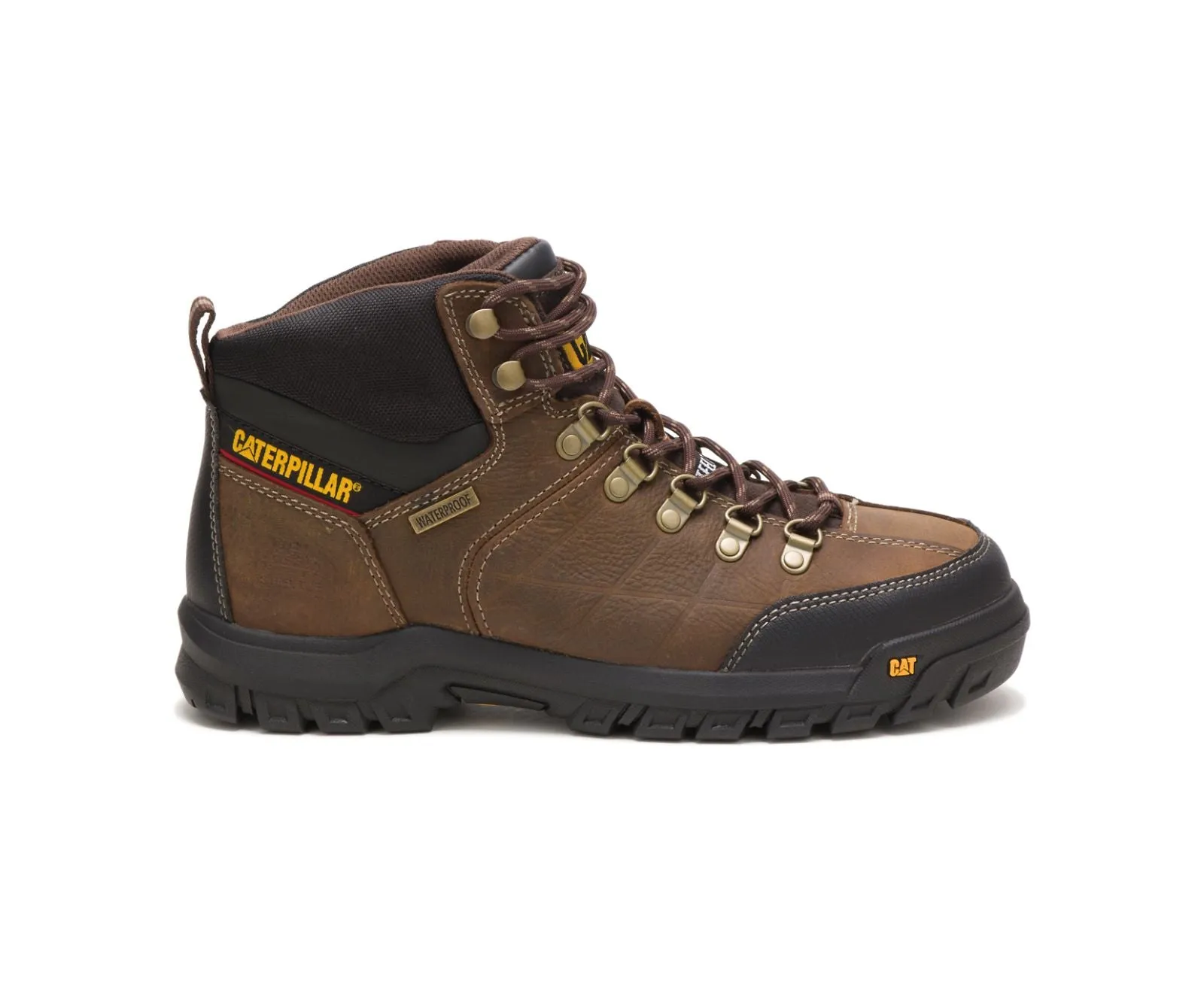 Caterpillar Men's Boots Threshold Waterproof Steel Toe |  Real Brown P90935