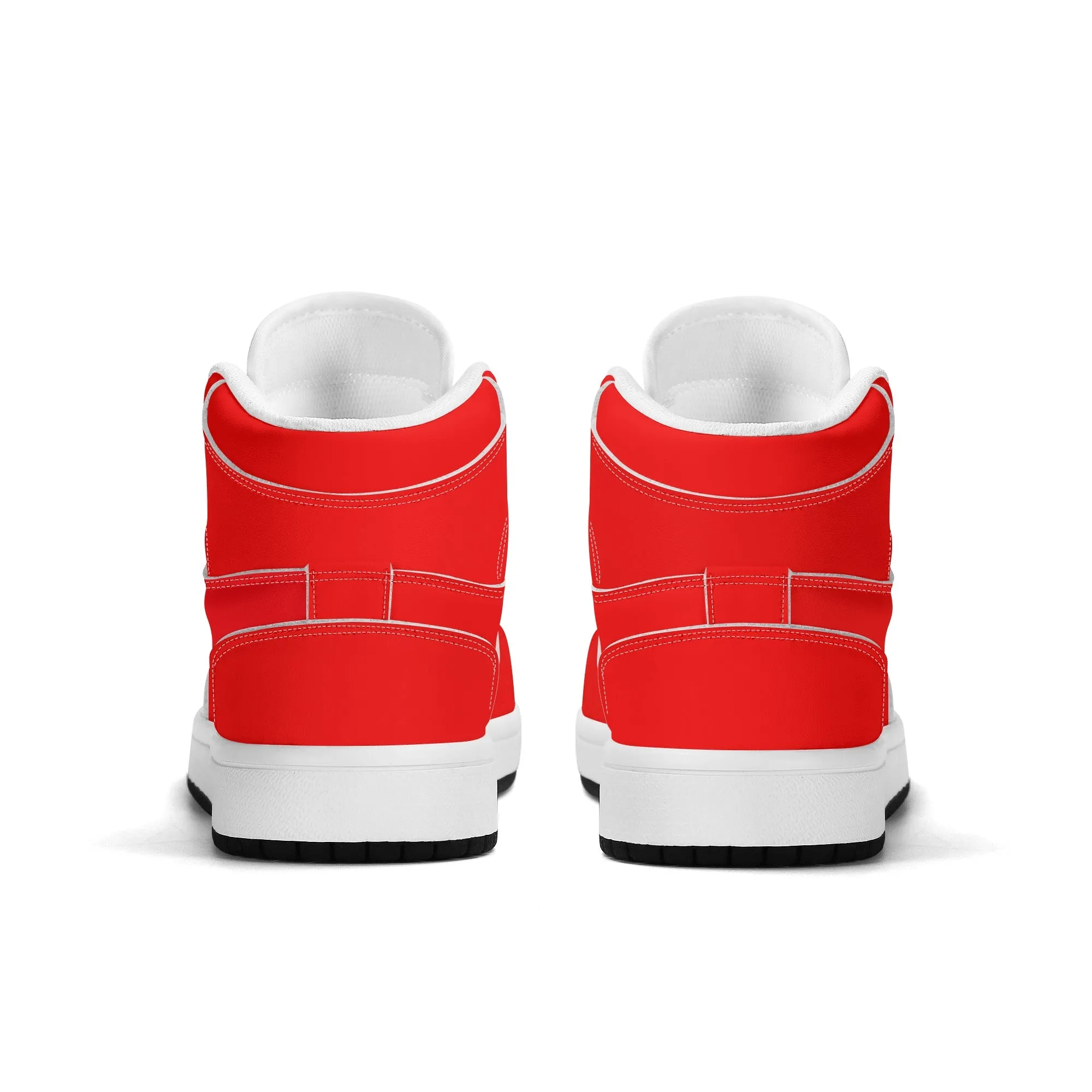 Children Premium High Top Leather Sneakers
