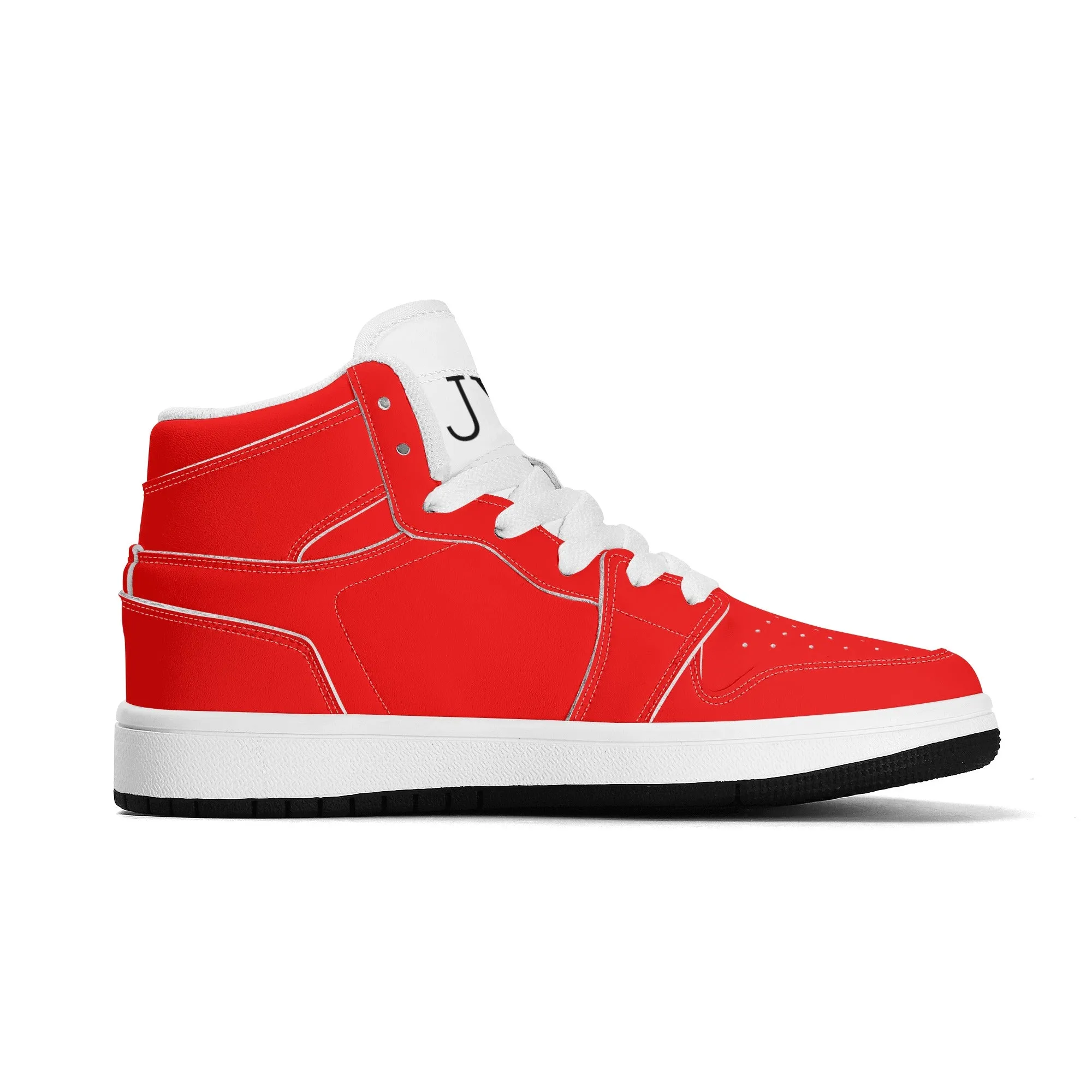 Children Premium High Top Leather Sneakers