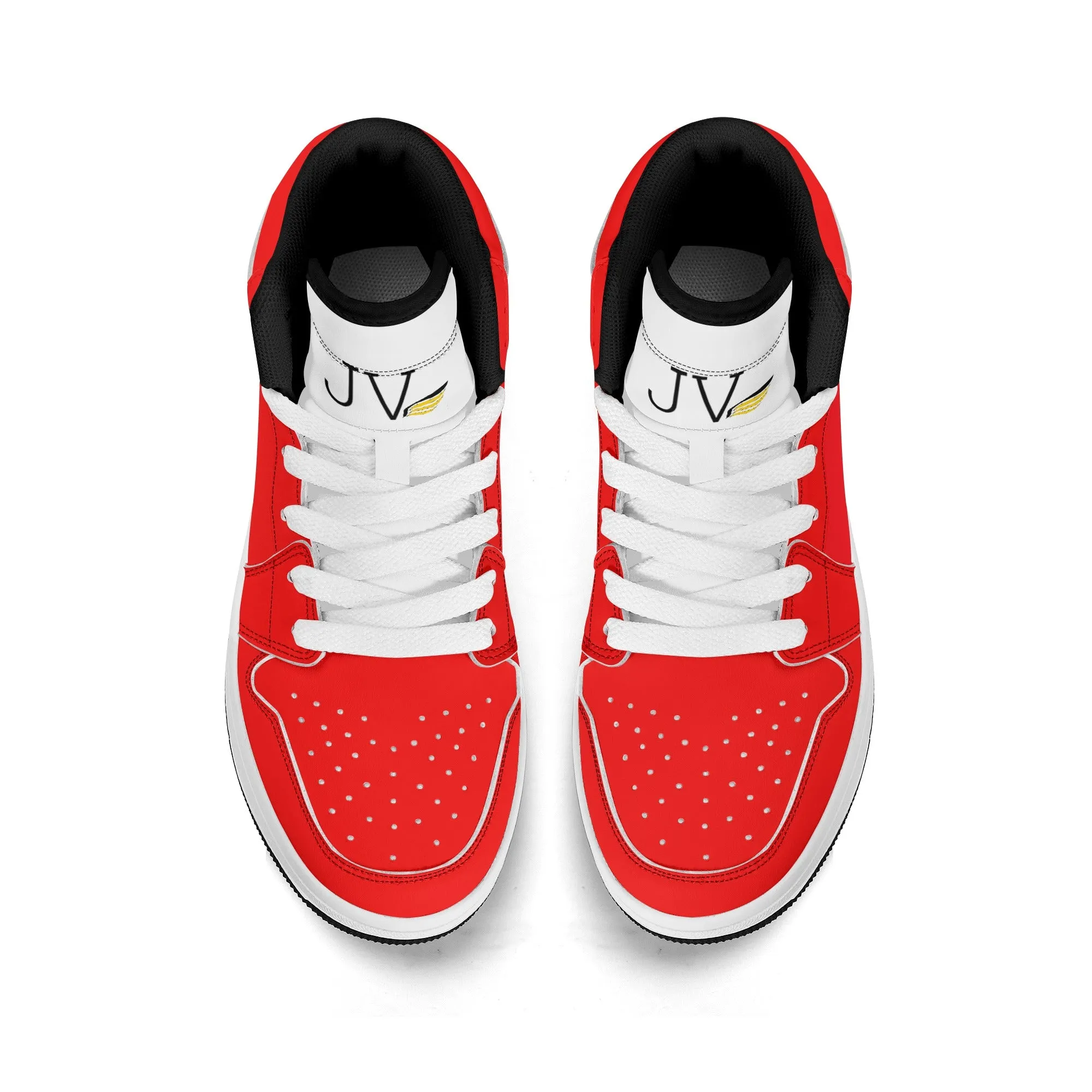 Children Premium High Top Leather Sneakers