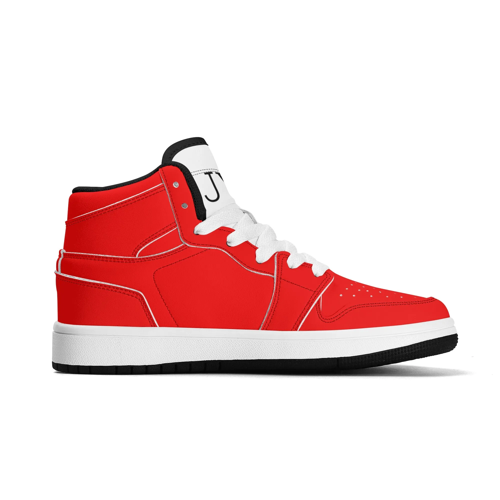 Children Premium High Top Leather Sneakers