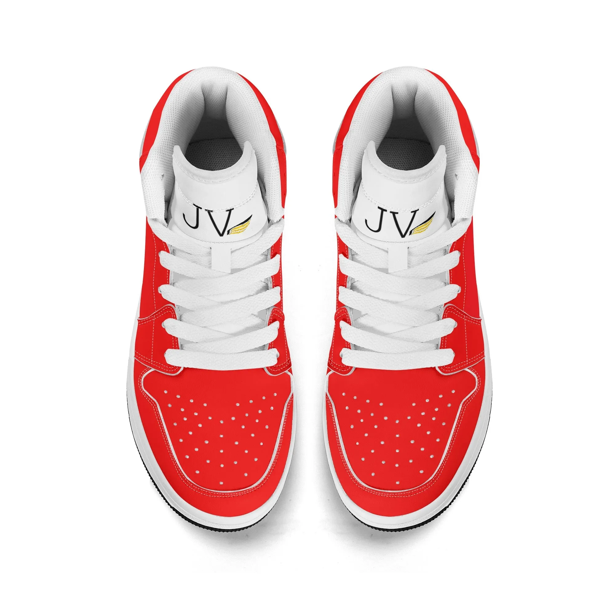 Children Premium High Top Leather Sneakers