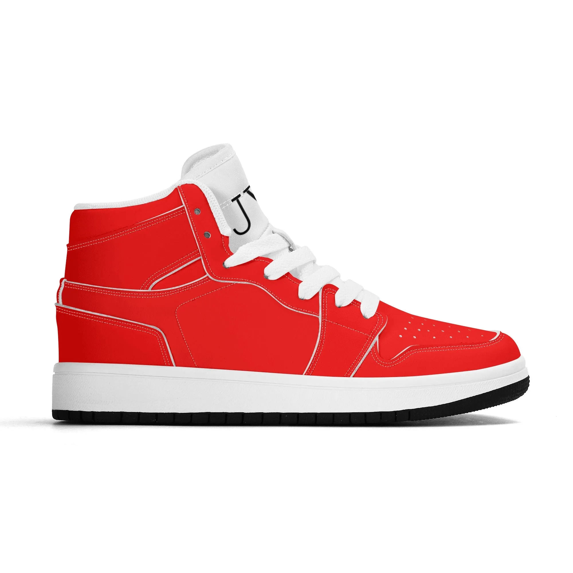Children Premium High Top Leather Sneakers