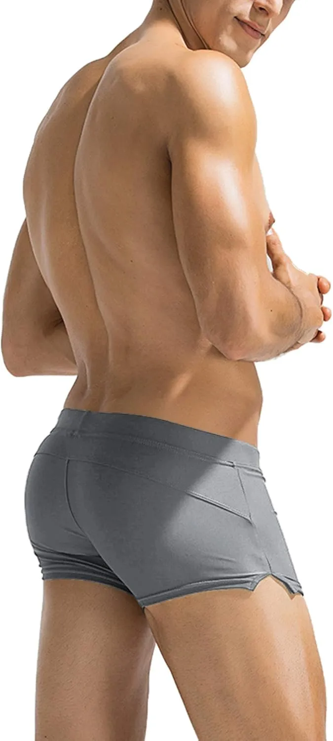 COOFANDY Mens Swim Trunks Swimwear Bathing Suit Swim Brief Square Leg Board Short S-3XL