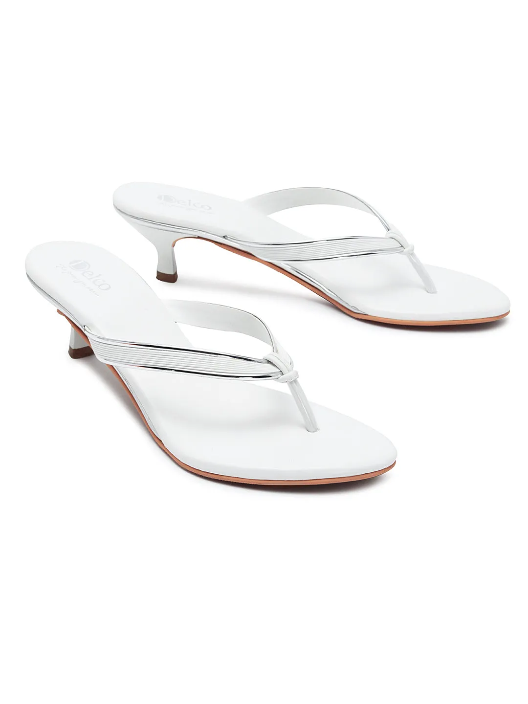 Delco Kitten Heel Casual Slip ons