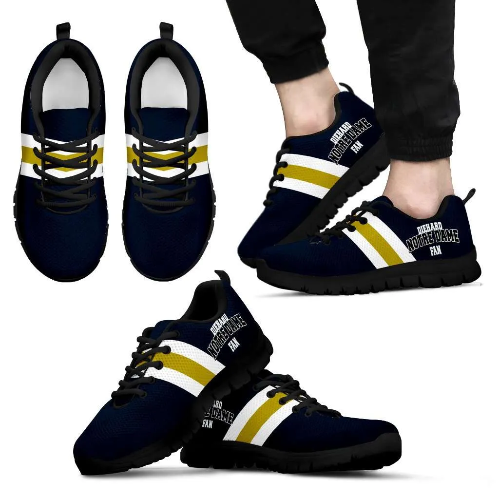 Diehard Notre Dame Fan Running Shoes