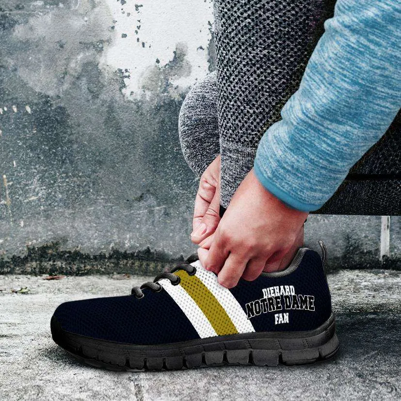 Diehard Notre Dame Fan Running Shoes