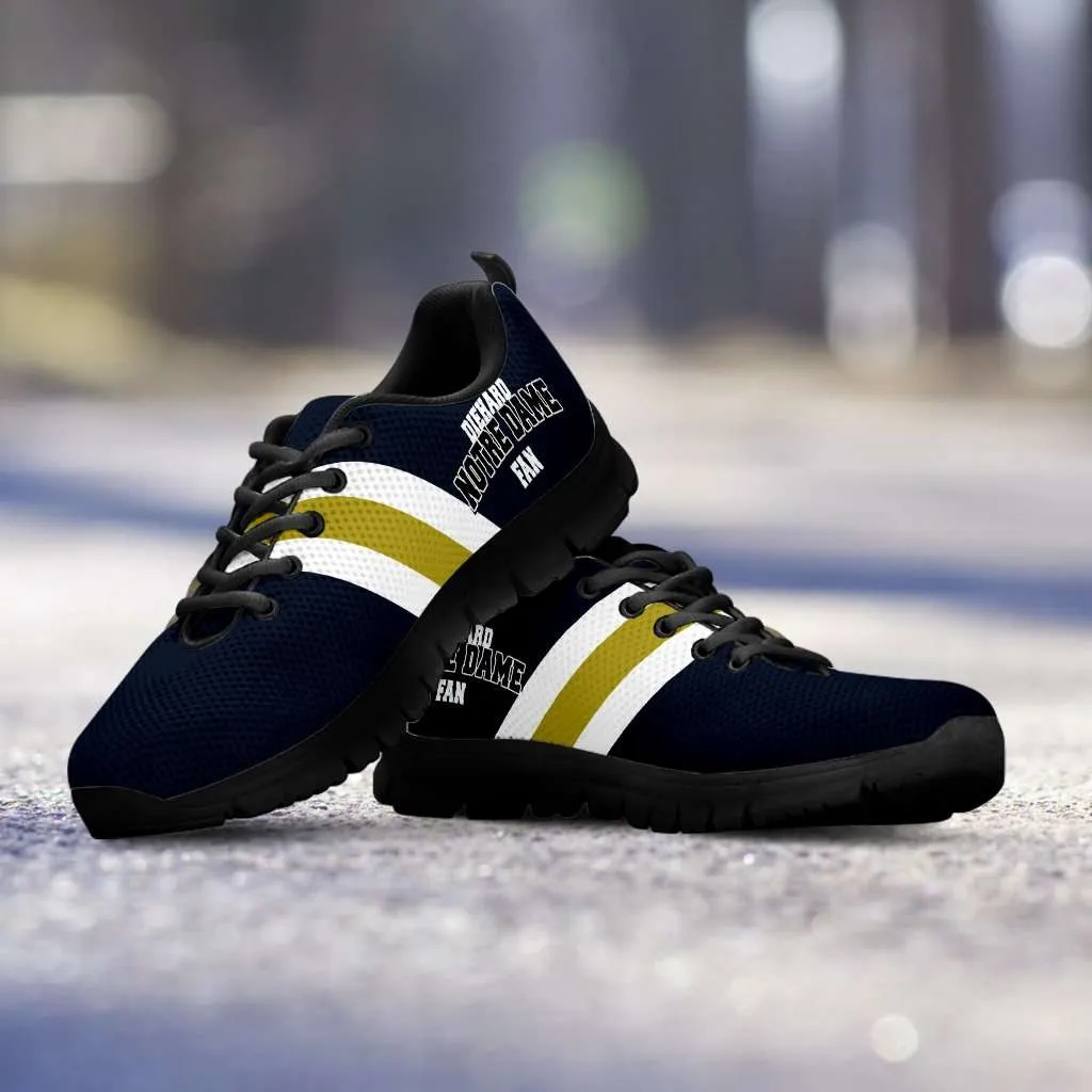 Diehard Notre Dame Fan Running Shoes