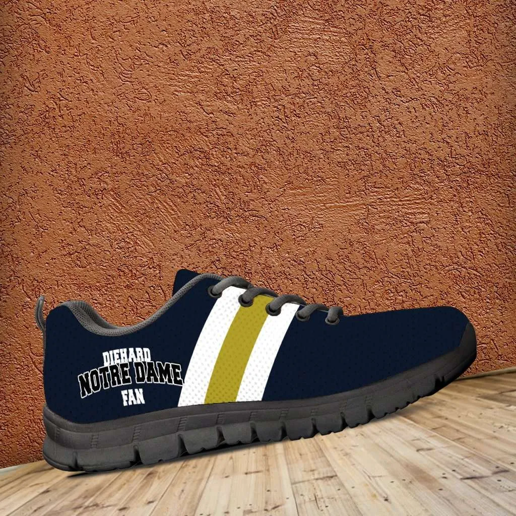 Diehard Notre Dame Fan Running Shoes
