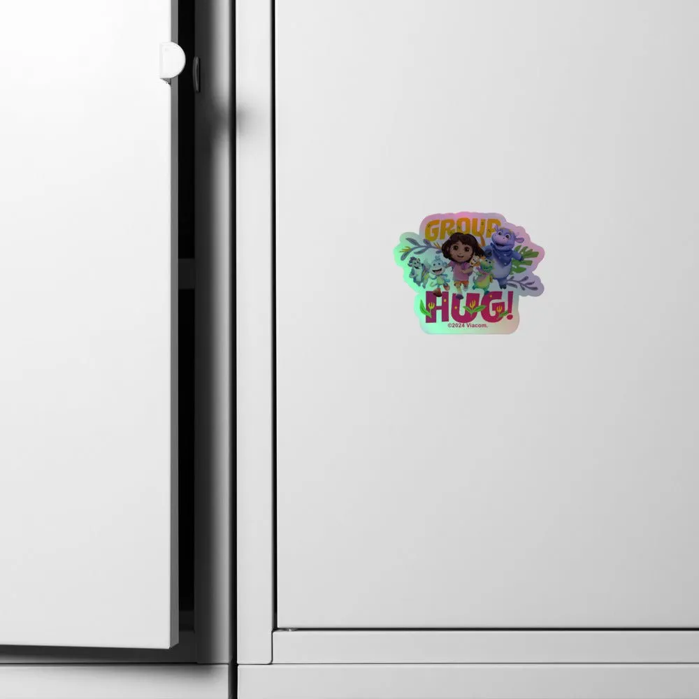 Dora Group Hug! Holographic Sticker