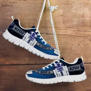 Fan Art R2-D2 Running Shoes - Blue / Grey