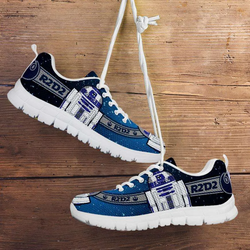 Fan Art R2-D2 Running Shoes - Blue / Grey