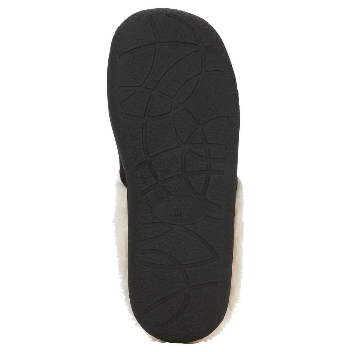Floopi Womens Olivia Faux Suede Clog Slippers