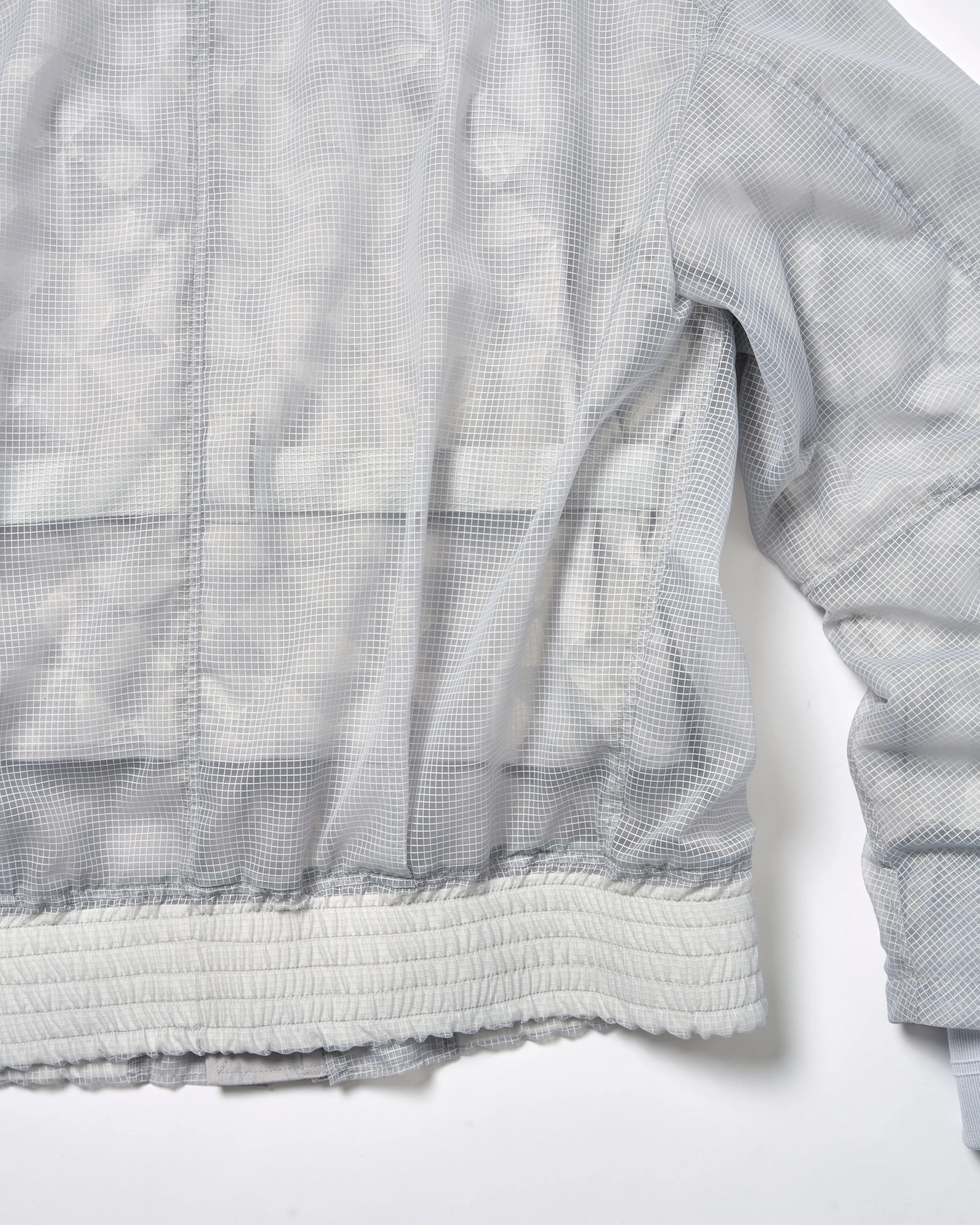 GRID LAYERED BLOUSON .11【L.GREY】
