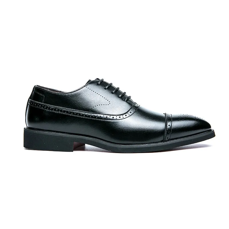 il Rosso -  Red bottom sole Leather Oxford dress shoes for men