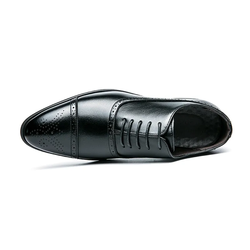 il Rosso -  Red bottom sole Leather Oxford dress shoes for men