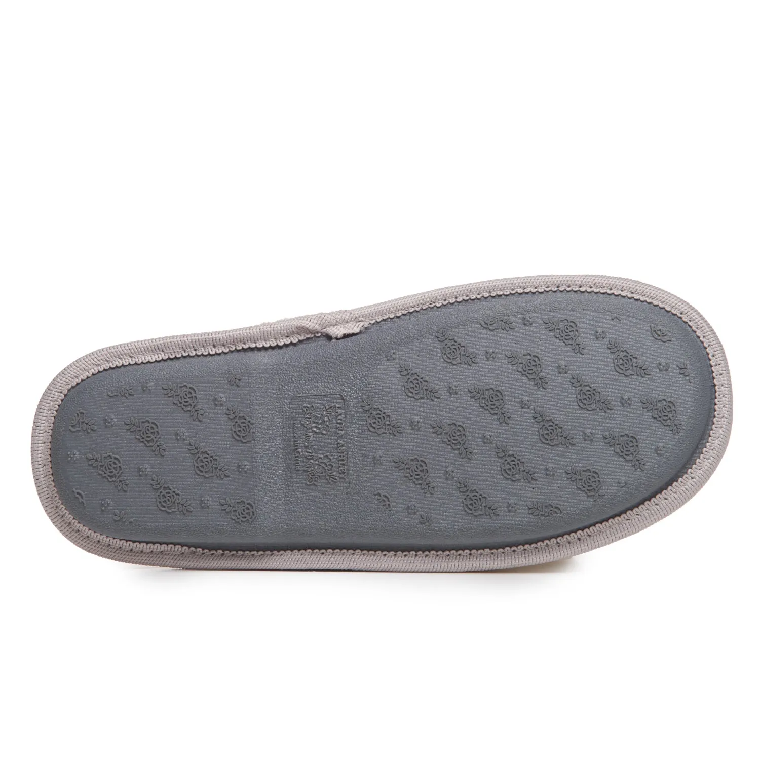 Laura Ashley Women's Open Toe Plush Scuff Slippers | Soft and Warm House Slippers with Cushioned Insole for Ladies