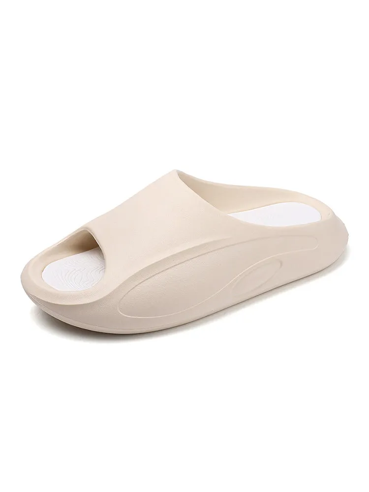 Men'S Solid Color Slides