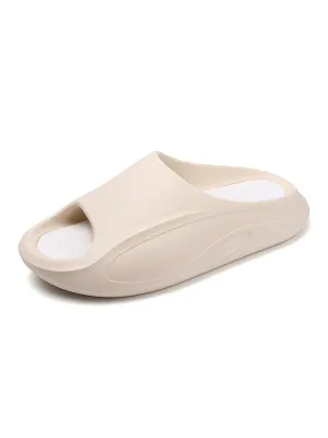 Men'S Solid Color Slides