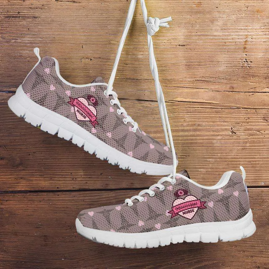 Mississippi Nurse Running Shoes Brown