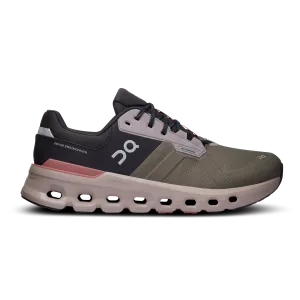 On Running Men's Cloudrunner 2 Waterproof Shoes - Olive / Mahogany