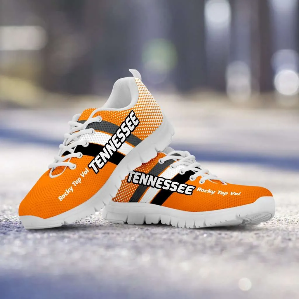 Rocky Top Vol Tennessee Volunteers Fans Mesh Fabric Running Shoes
