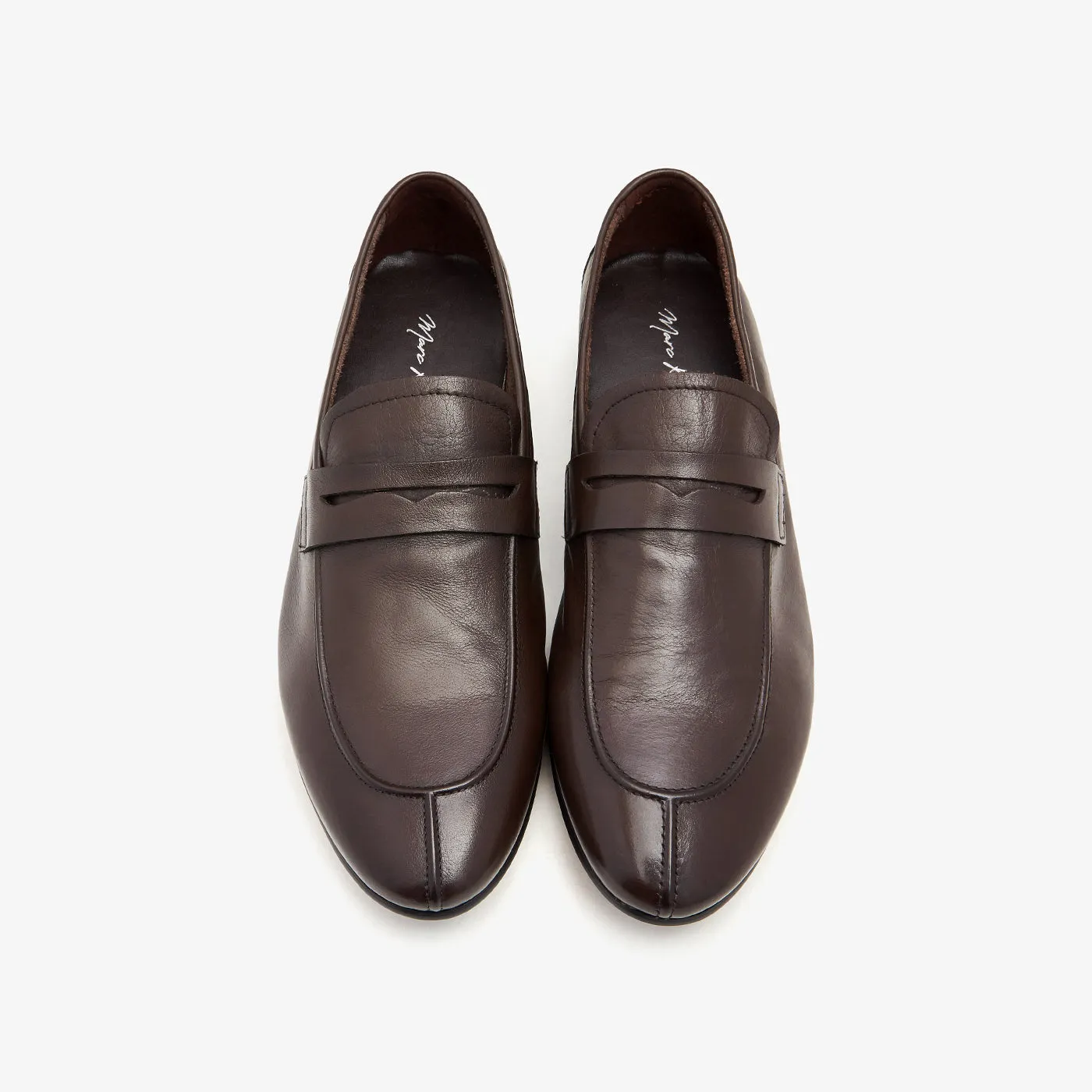 Rustic Leather Loafers For Men