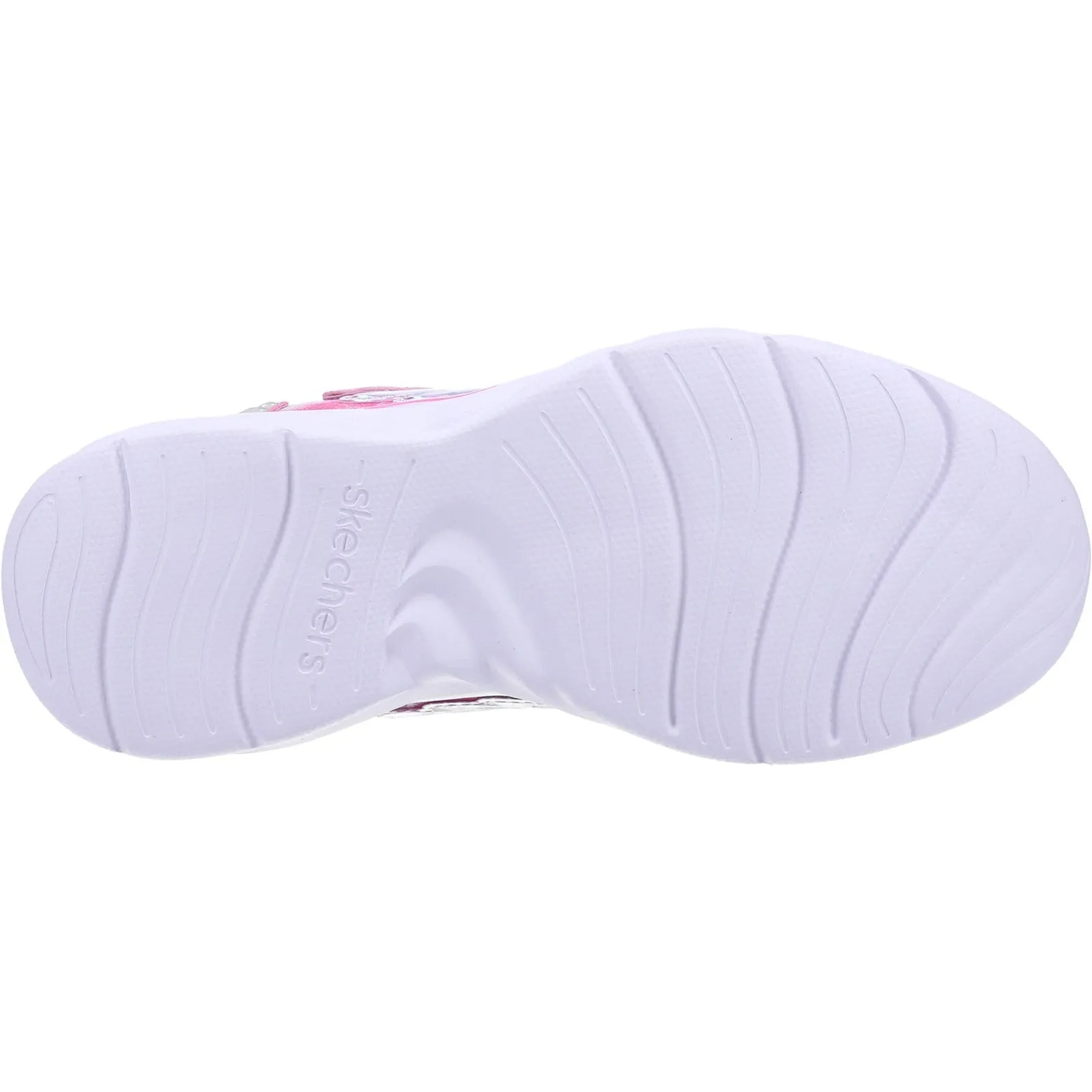 Skechers Girls Quick Kicks Flying Beauty Trainers - Pink