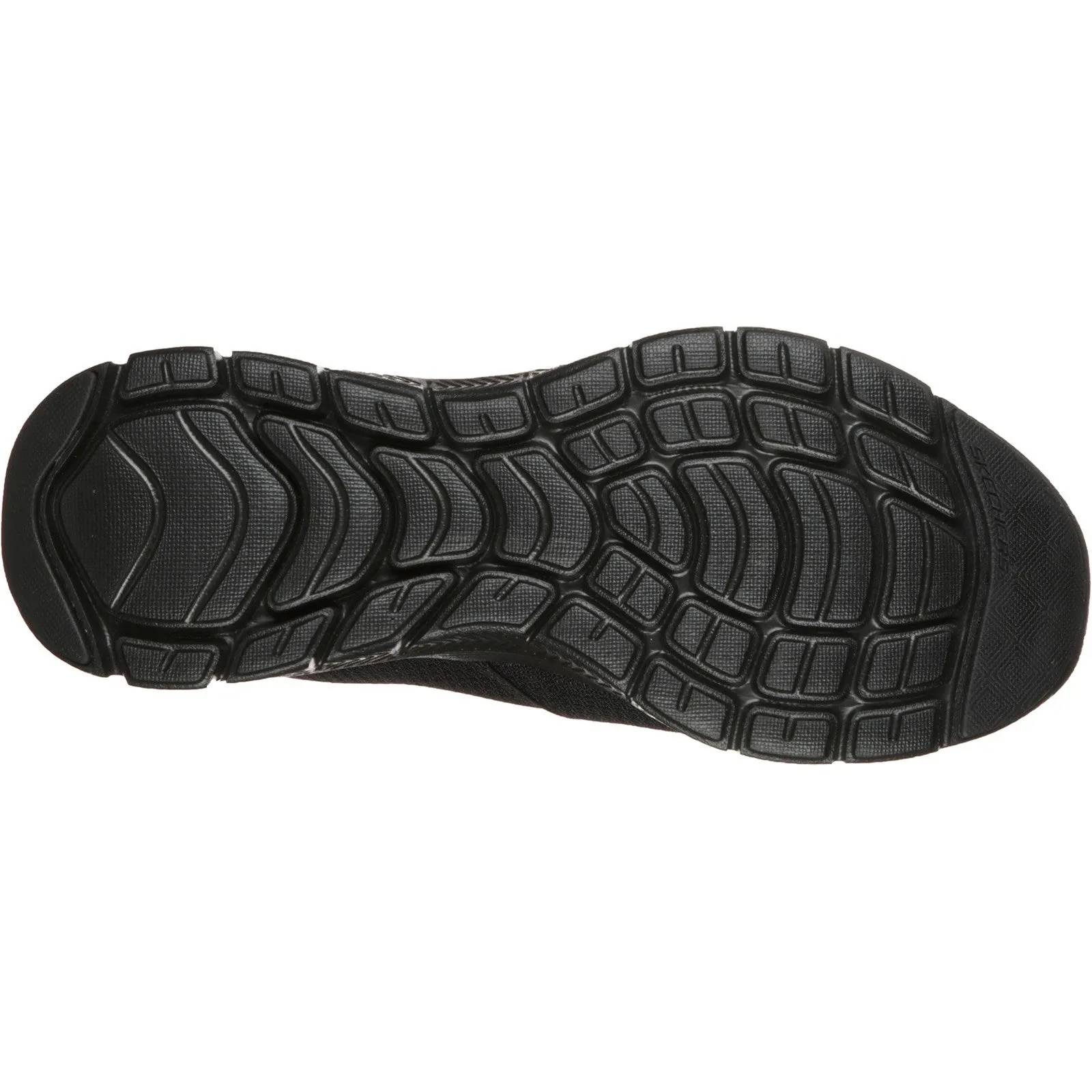 Skechers Mens Flex Advantage 4.0 Tuscan Slip On Trainers - Black