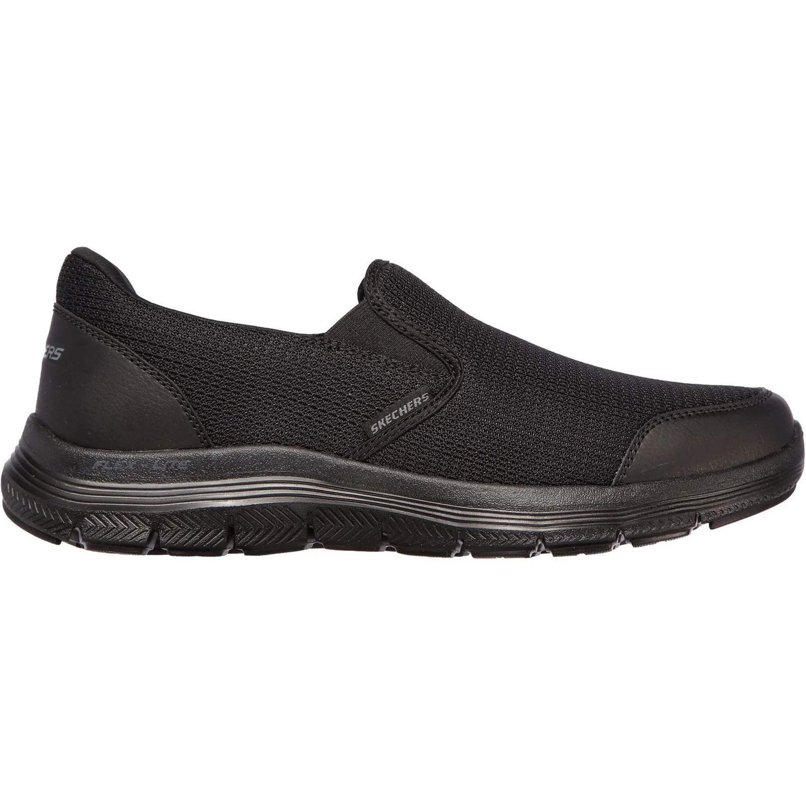 Skechers Mens Flex Advantage 4.0 Tuscan Slip On Trainers - Black