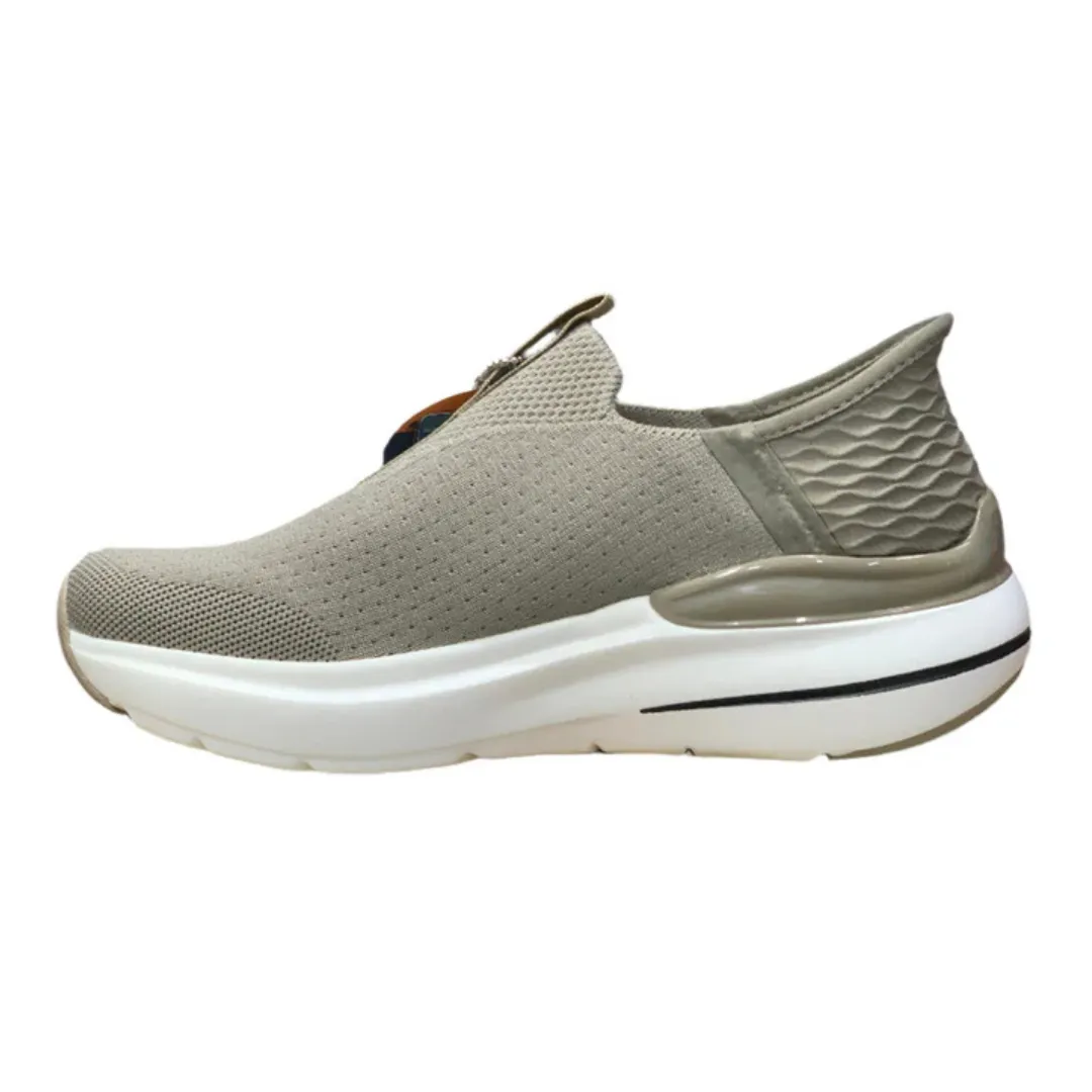 SKECHERS SLIP-INS: MAX CUSHIONING HYPER BURST KHAKI