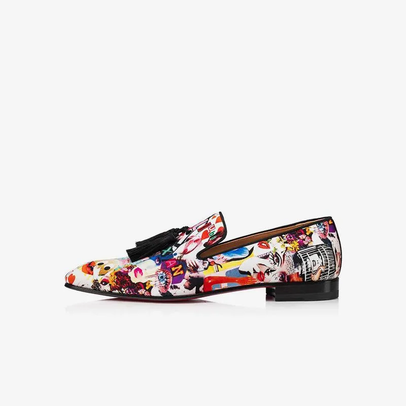 Vibrant Graffiti-Inspired Loafers