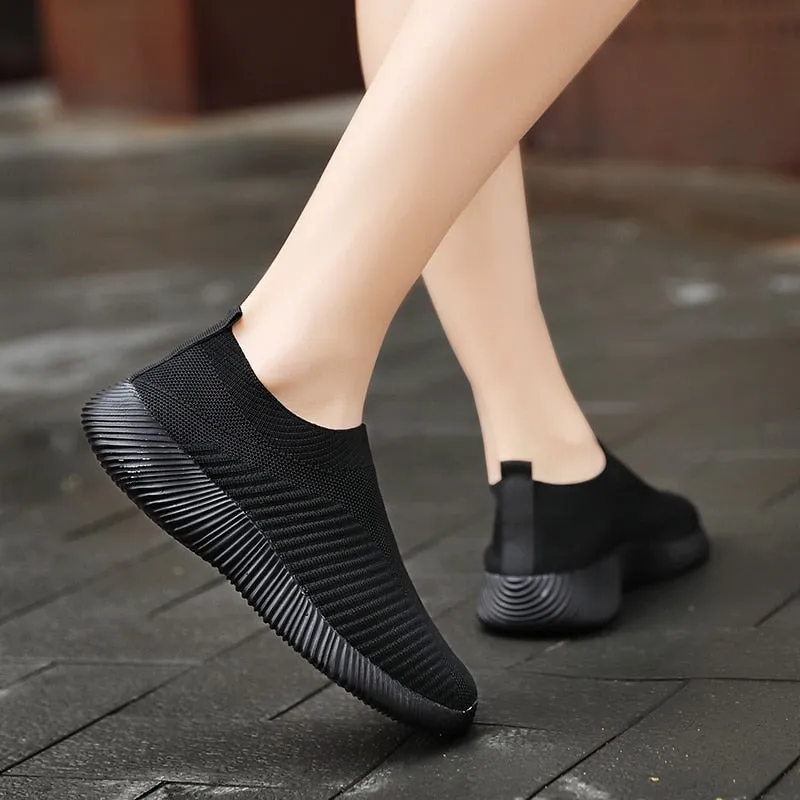 Vulcanized High Quality Sneakers Slip On Loafers