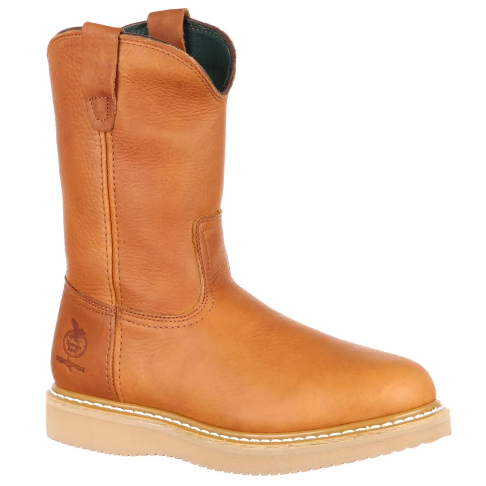 Wedge Pull On Work Boots