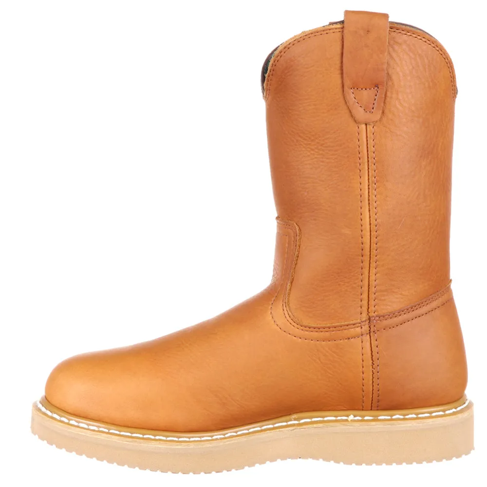 Wedge Pull On Work Boots