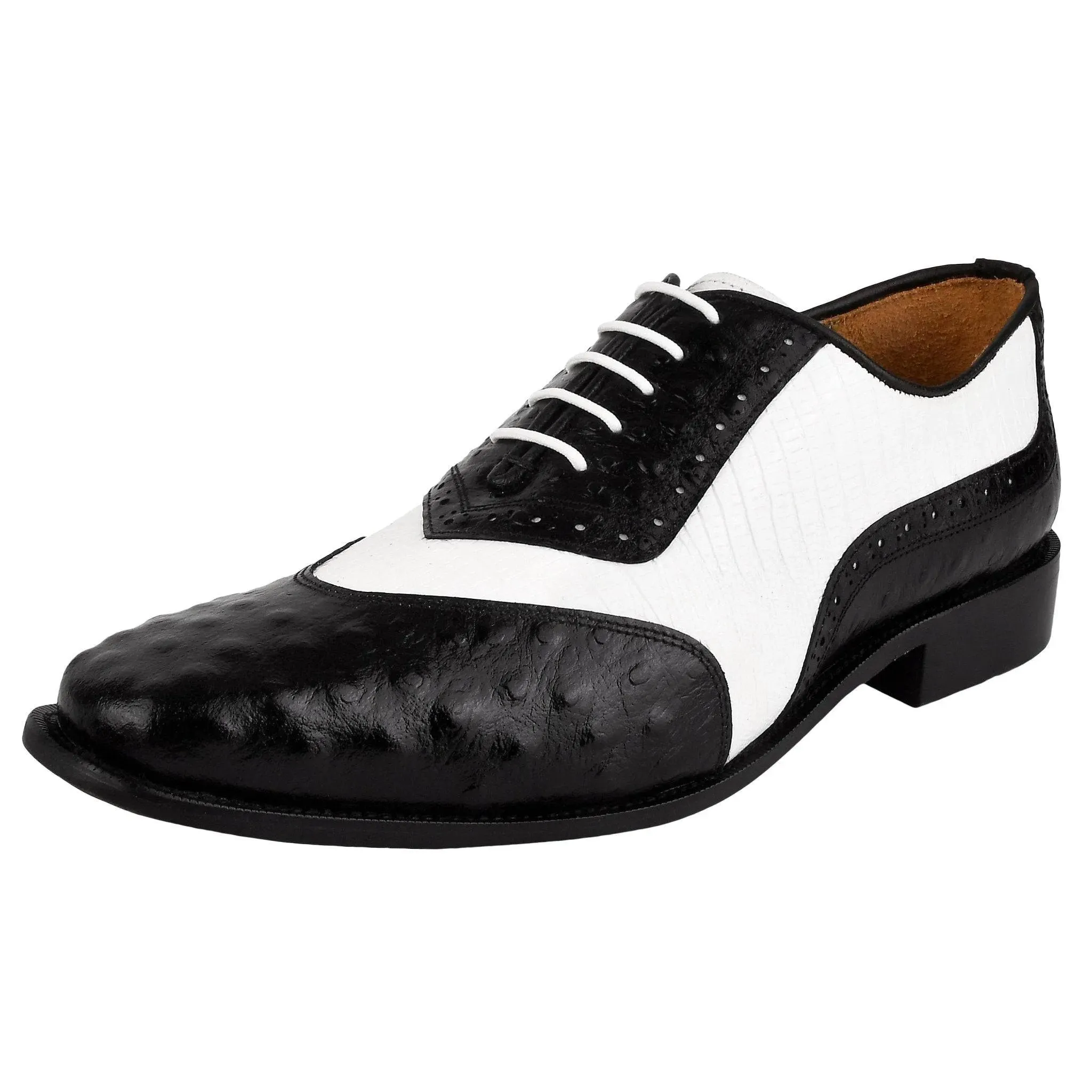 William Leather Two-Toned Oxford Shoes