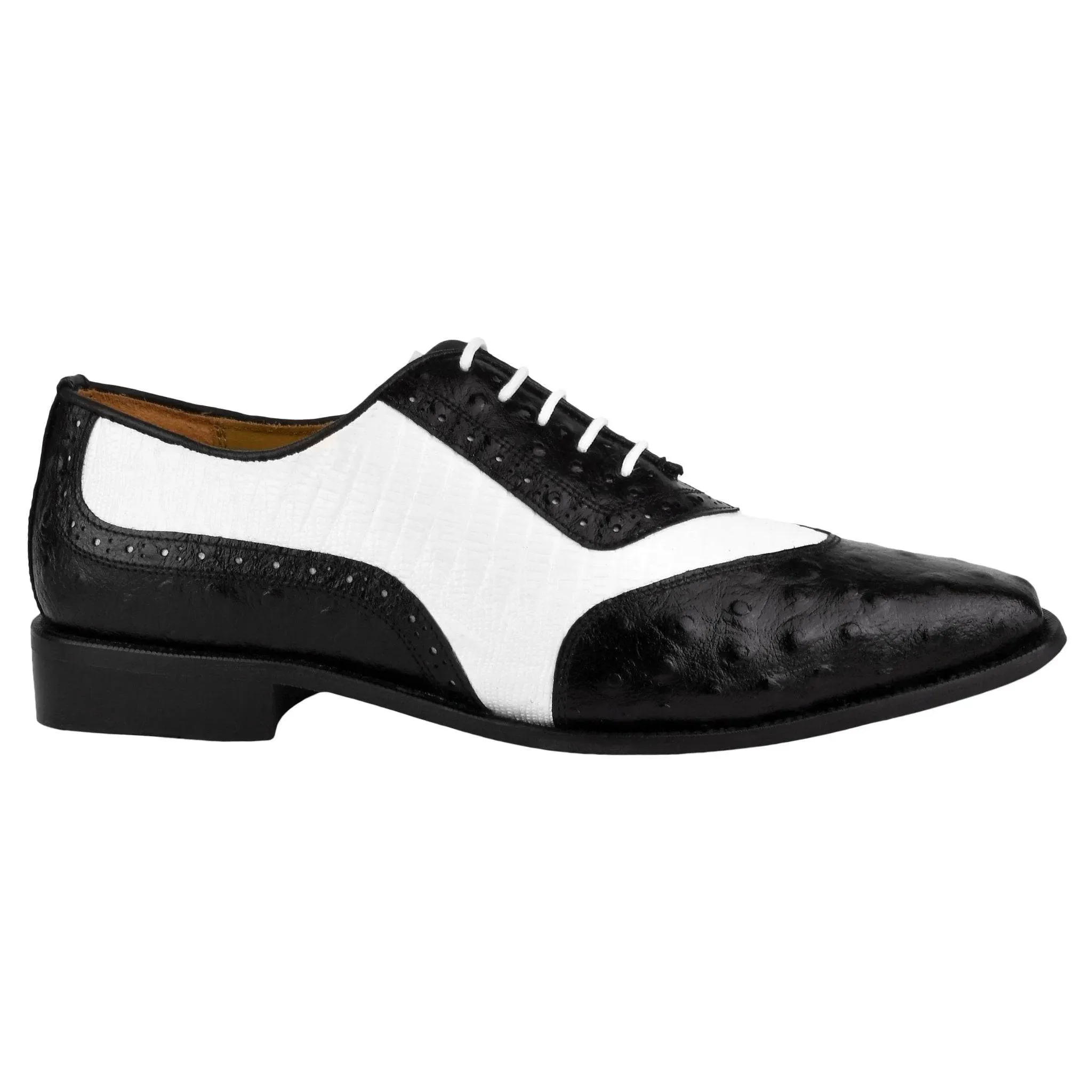 William Leather Two-Toned Oxford Shoes