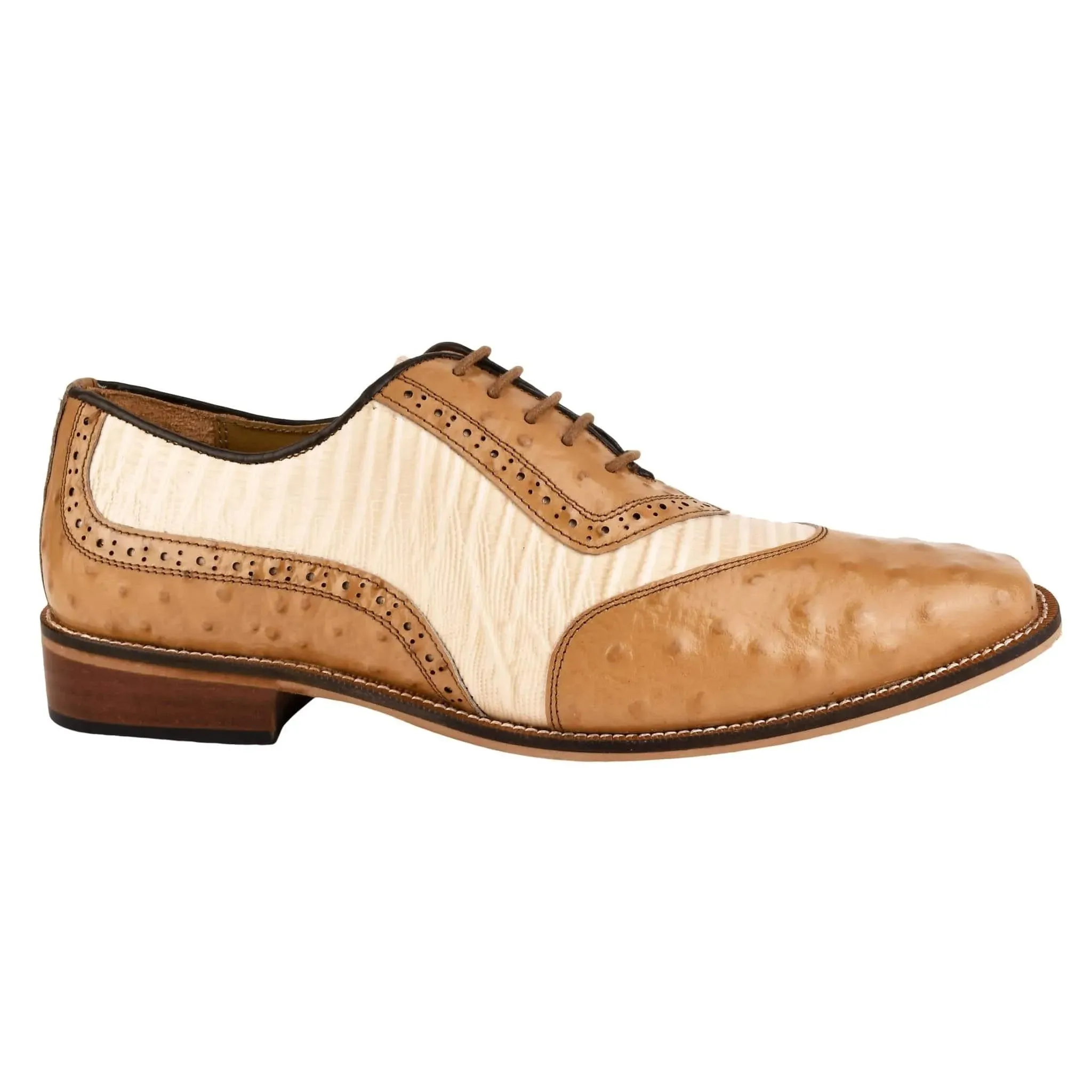 William Leather Two-Toned Oxford Shoes