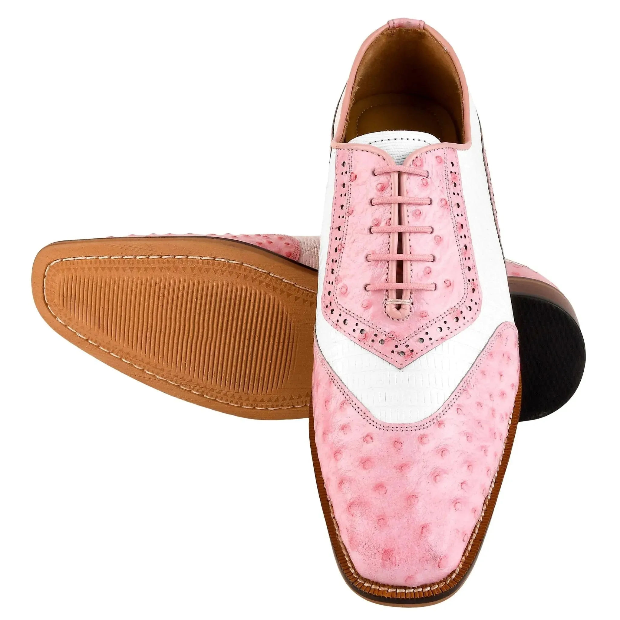 William Leather Two-Toned Oxford Shoes