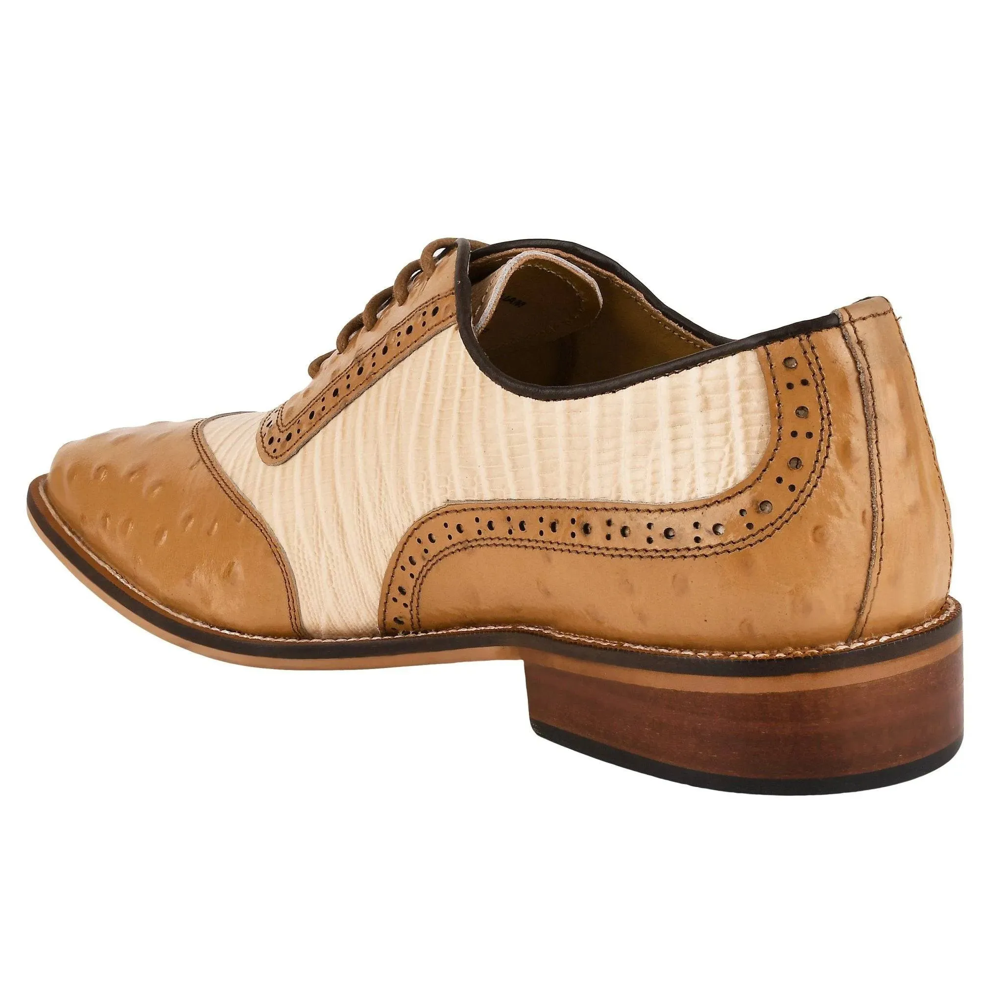 William Leather Two-Toned Oxford Shoes
