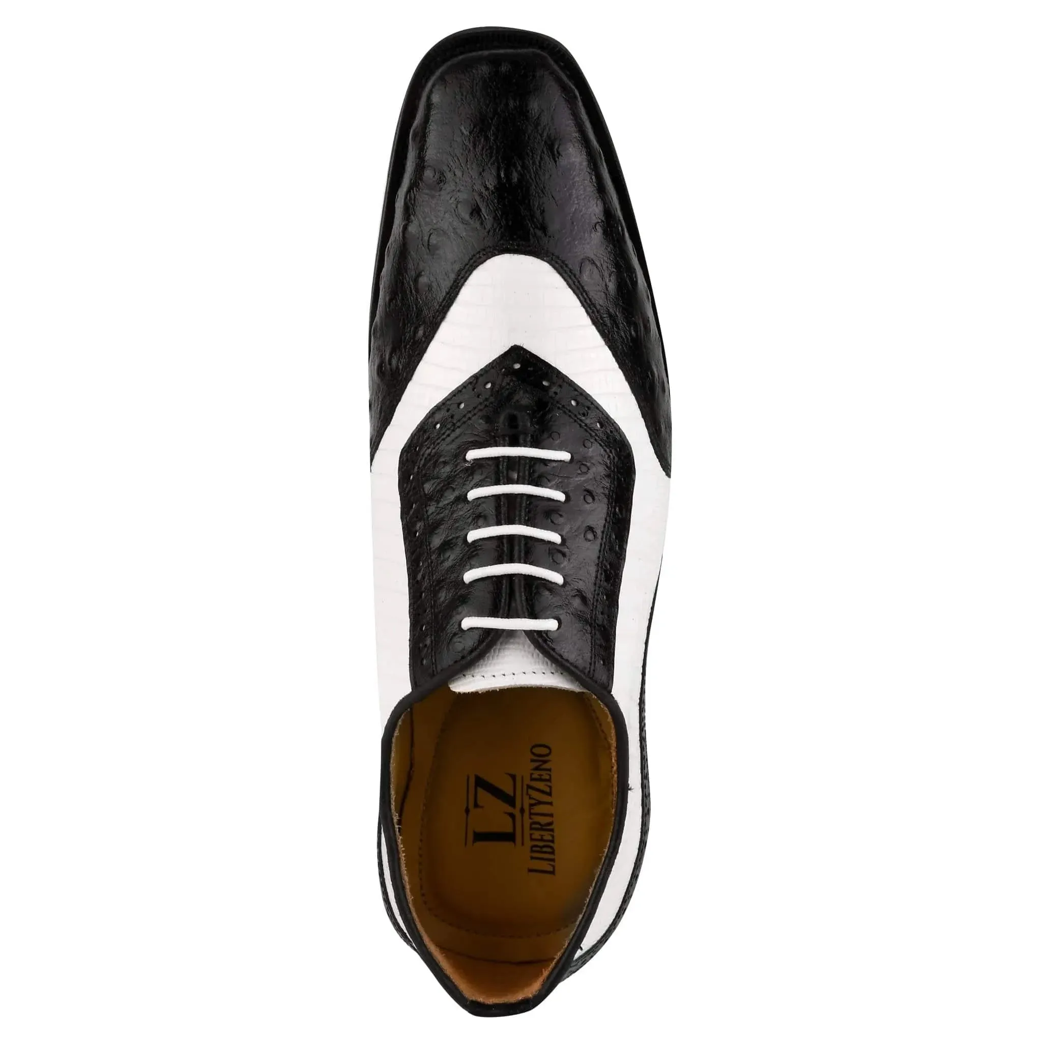 William Leather Two-Toned Oxford Shoes