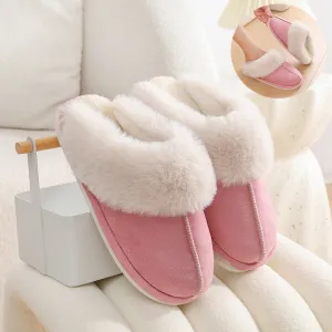 Winter Warm Plush Slippers Indoor Fur Slippers