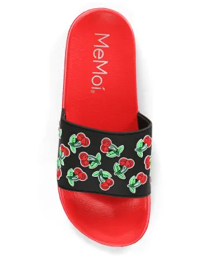 Women's Cherries Lightweight Slides