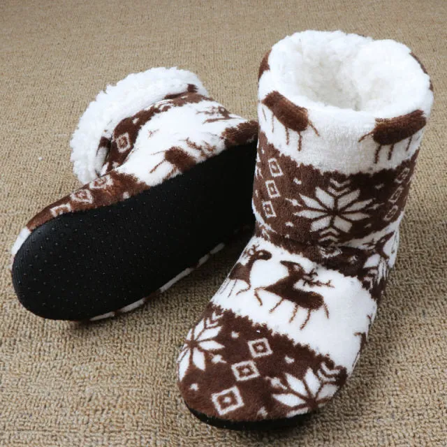 Women's Christmas Plush Slippers Clearance
