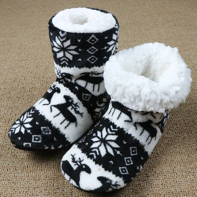 Women's Christmas Plush Slippers Clearance